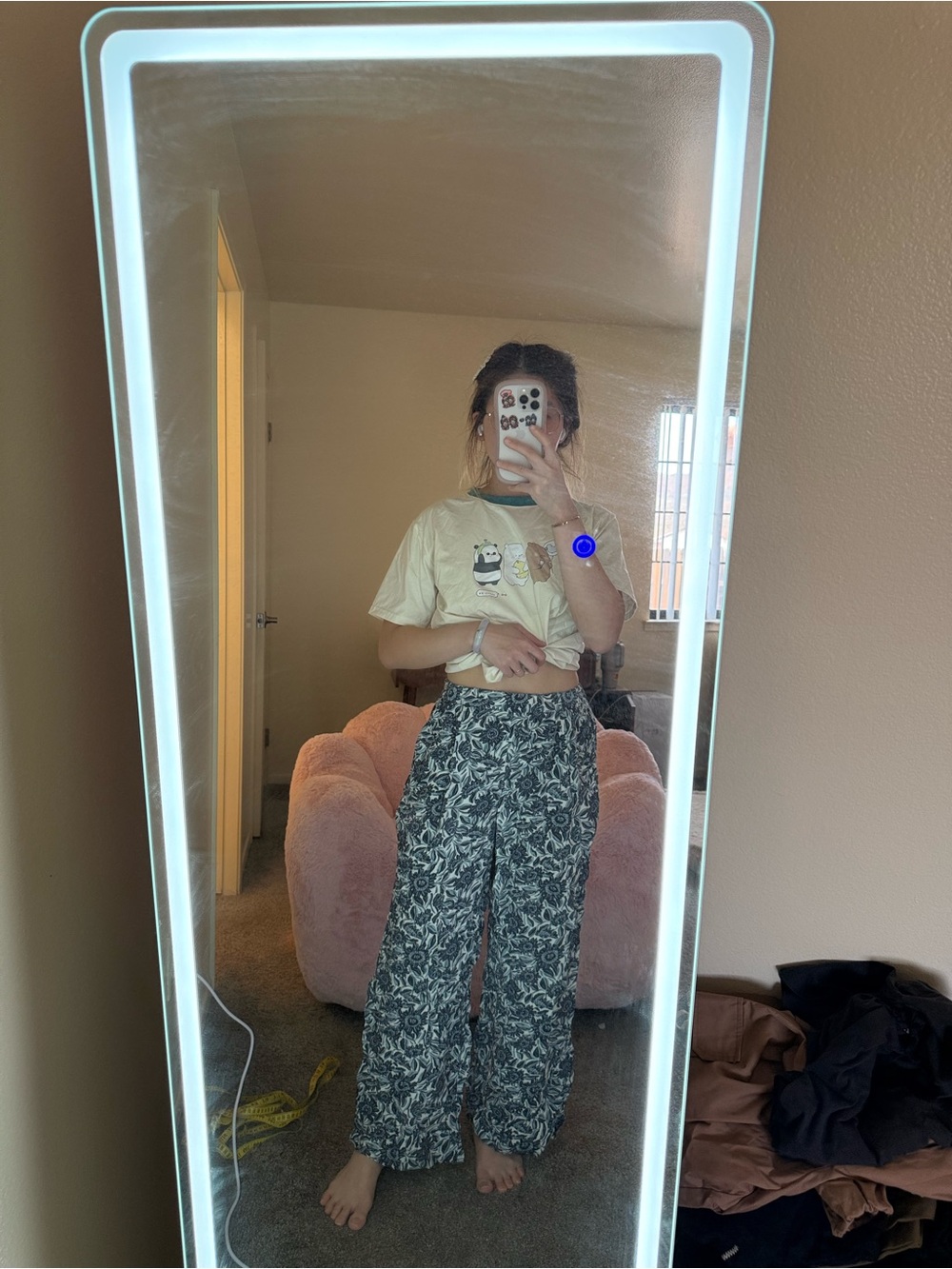 Uniqlo Wide-Leg Floral Print Women’s Pants